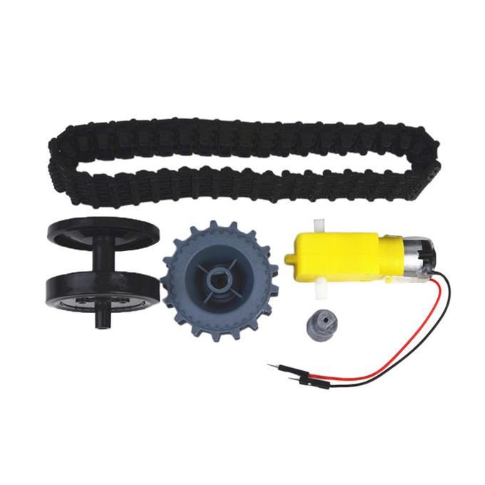 DIY Tank Parts TT Motor Wheels Tank Track Crawler Conveyor 18.5cm