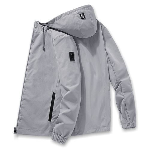 Men's Autumn Hooded Trend Jacket  Large Size Top Clothes