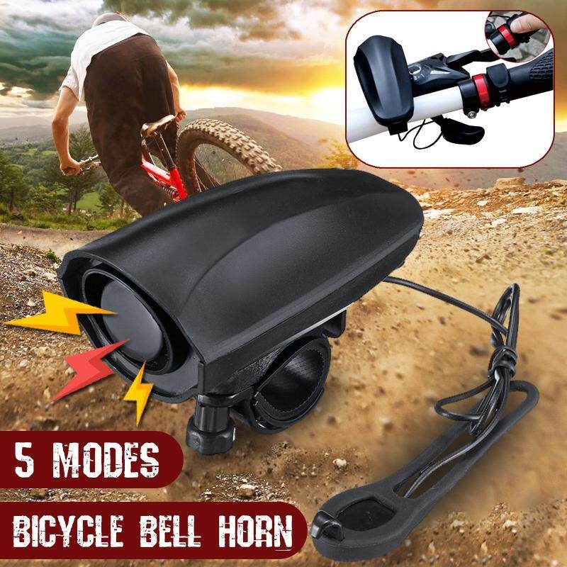 Bicycle Bell Horn 5 Different Modes Voice Lound Sound Bicycle Cycling Outdoor
