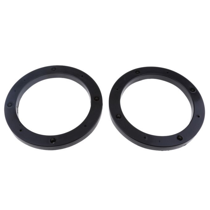 2pcs Black 5inch Car Stereo Audio Speaker Mounting Spacer Rings