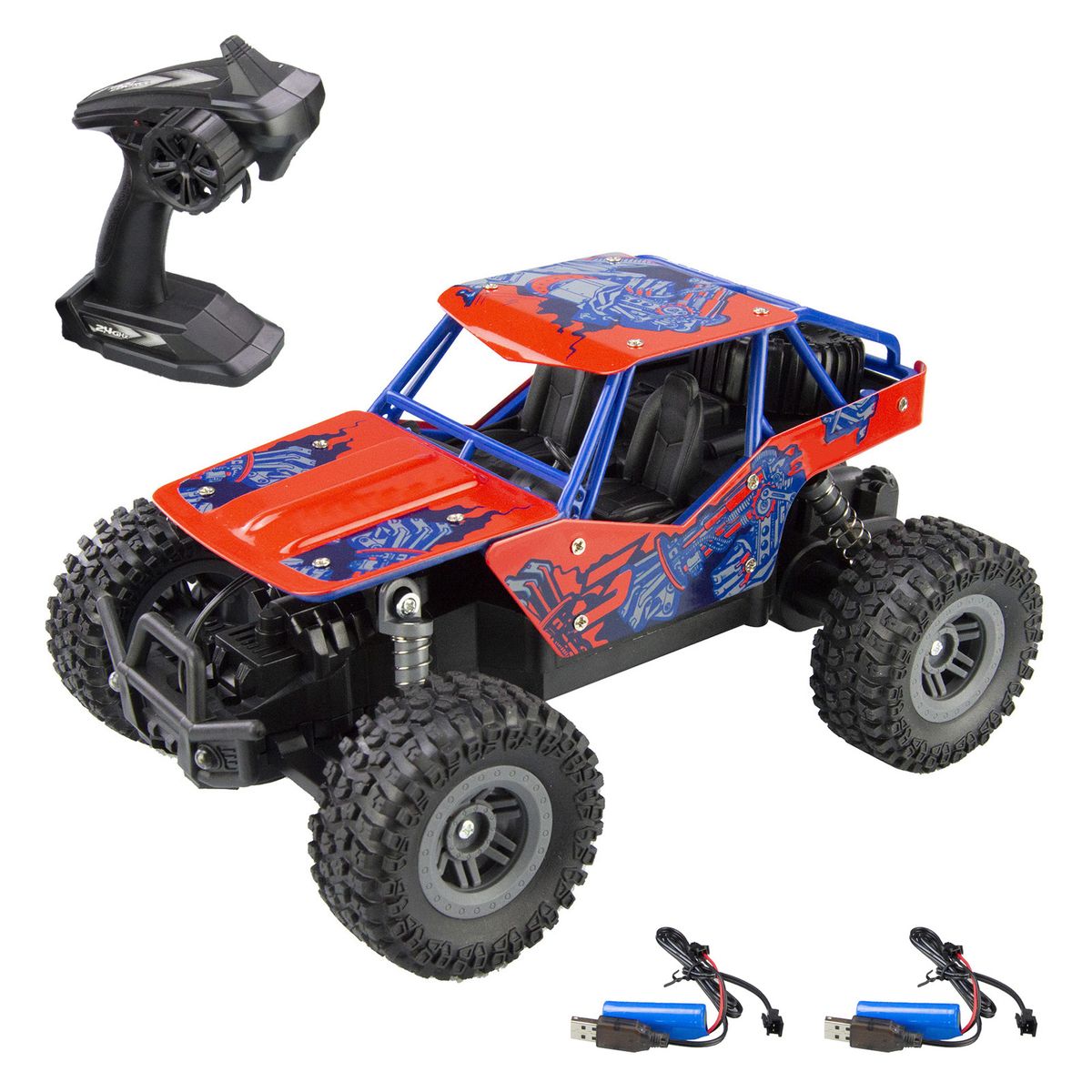 Remote Control Car 1/18 2.4GHz 15km/h Off Road Trucks 4WD