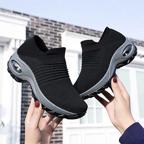 Trending Female Stockings Sneakers - Black