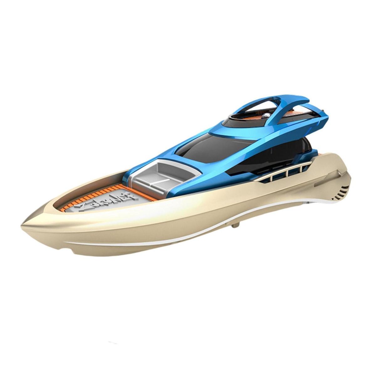 1 Set Remote Control Boat Yacht Model RC Boat Toys Blue