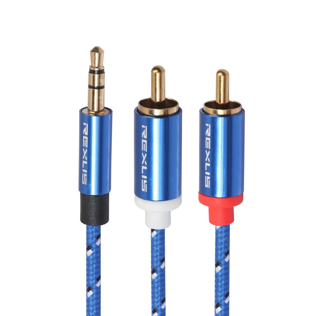 REXLIS 3610 3.5mm Male To Dual Audio Cable
