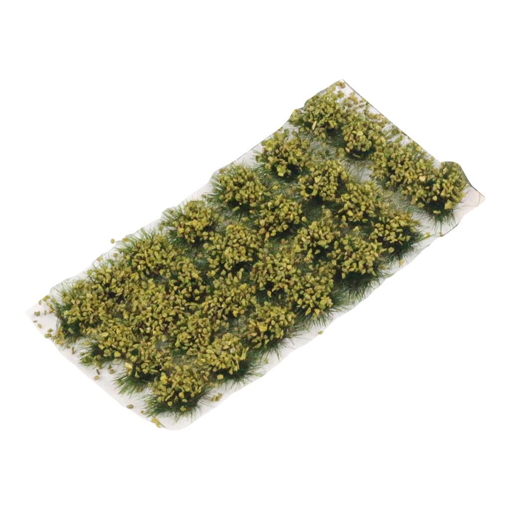 28 Pack Miniature Grass Tufts Withered Yellow 110x60x10mm