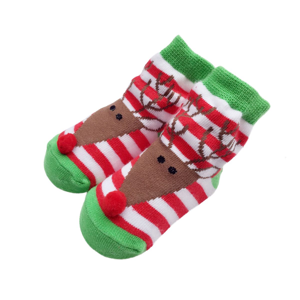 Cotton Baby Socks Stripe Cute Infant Socks Christmas Gifts