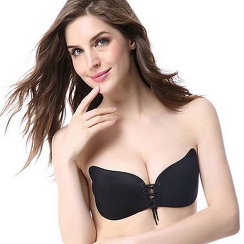 1 PcsStrapless Silicone Self Adhesive Invisible Bra Butterfly Wings