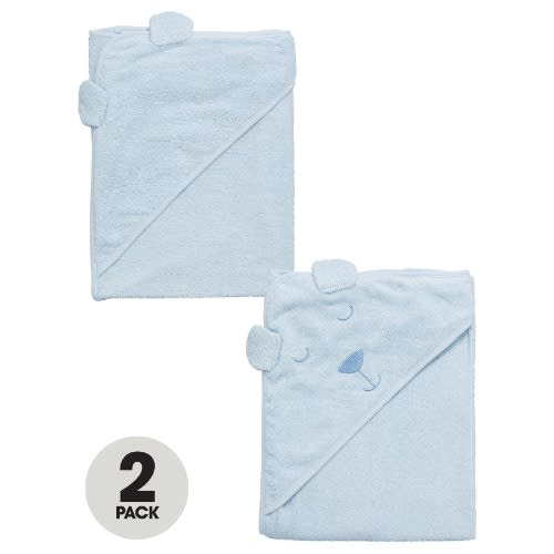 Baby Boy Hooded Towel- Pack Of 2