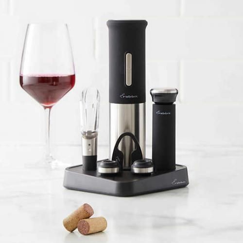 Rechargeable Electric Wine Opener Set And Recorker