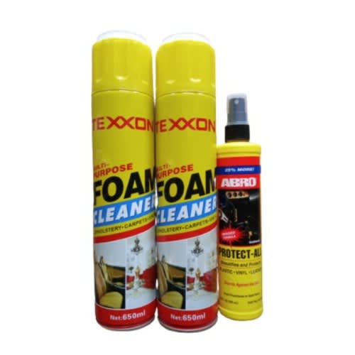 Foam Cleaner 2pcs 650ml And Auto Protect All Dashboard Spray 296ml