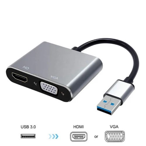 Usb 3.0 To Hdmi+ Vga Converter