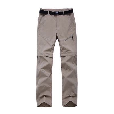 Outdoor Quick Dry Removable Pants Uv Khaki_Aisian Size S