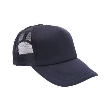 Plain Face Cap - Black