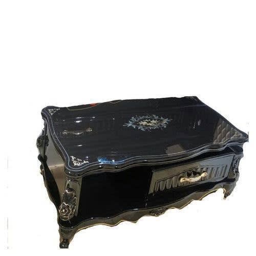 Center Table With Drawer - Black