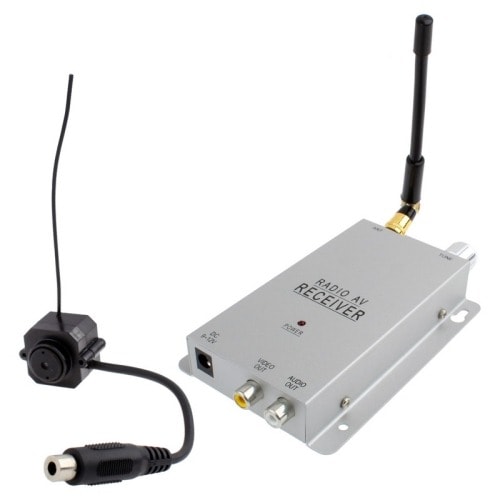 Wireless Camera Kit Radio Av Receiver With Power Supply