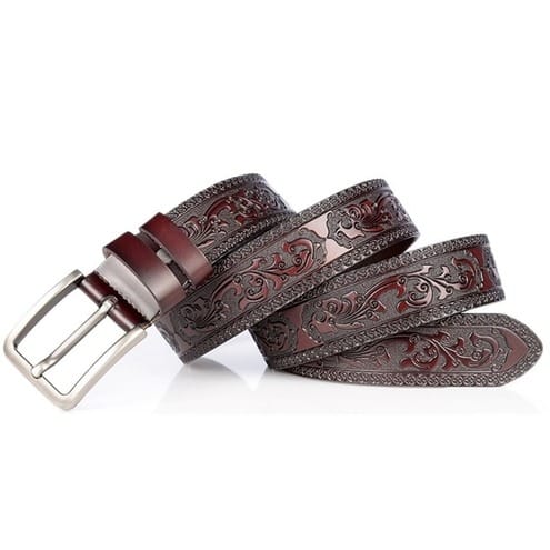 Men's Stylish Original Pure Leather Brown Belt