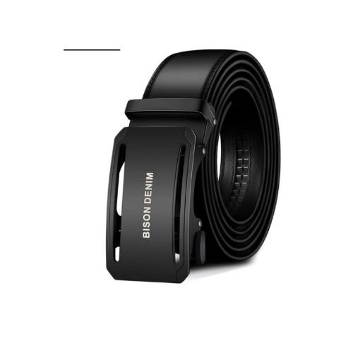 Leather Strap Belt - Black