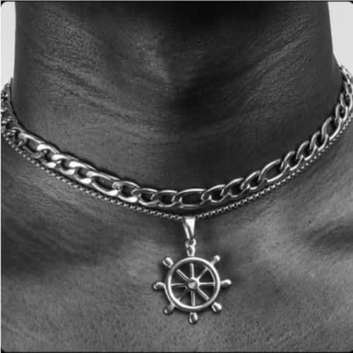 2 Cuban Chains And Pendant