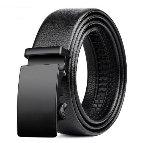Men's Leather Belt - Black