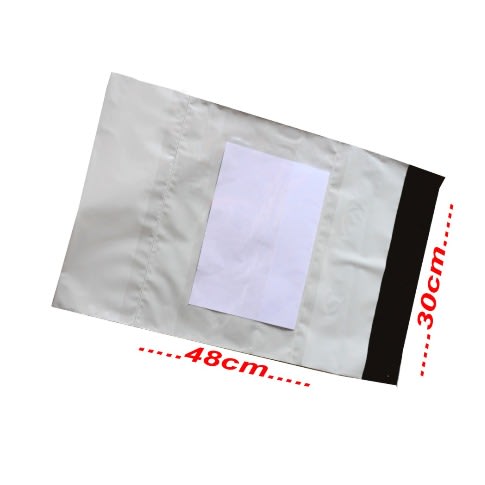 Plain Courier Bags- 25pieces - 30x48cm A3 - Medium + Invoice Pocket