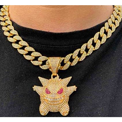 Cuban With Clown Pendant