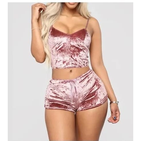 Night Sleep Wear Set - Pink