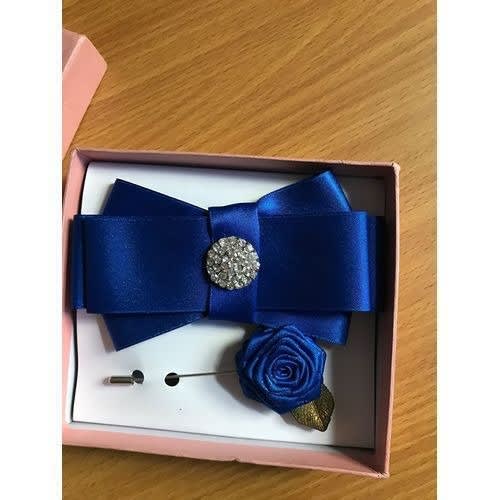 Men's Dinner Tie With Lapel - Blue