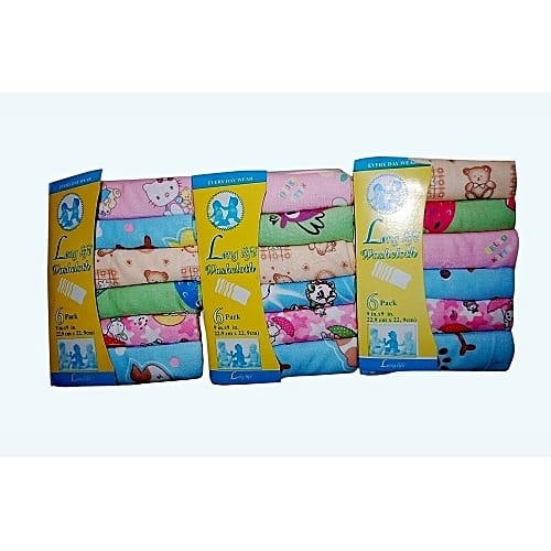 18pcs/pack 100% Cotton Newborn Baby Towels Saliva Towel Nursing Towel