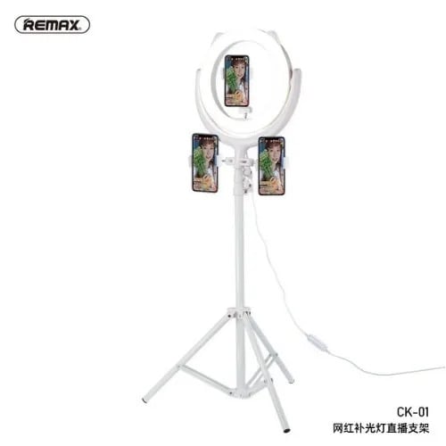 Ck-01 Selfie Live Stream - Three Holder - White