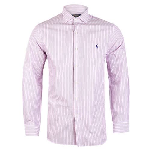 Cotton Stretch Stipe Slim-fit Shirt