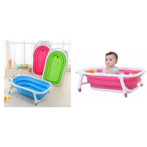Baby  Folding Bath Tub - Pink