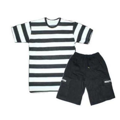 Men's Arkham  Tshirt And Black Crested Cargo Short