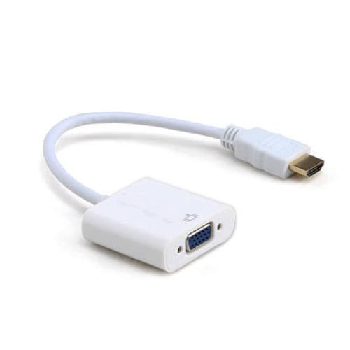 Hdmi To Vga Converter Up To 1080p Male To Female-white