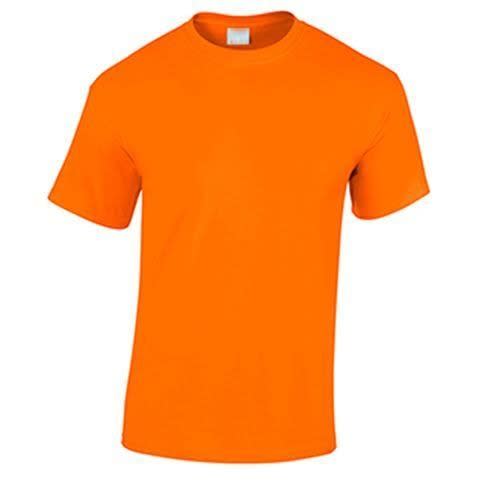Plain Round Neck - Orange