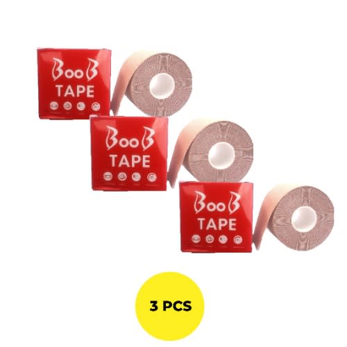 Plus Size Breathable Breast Push Up Boob Tape - 3pcs