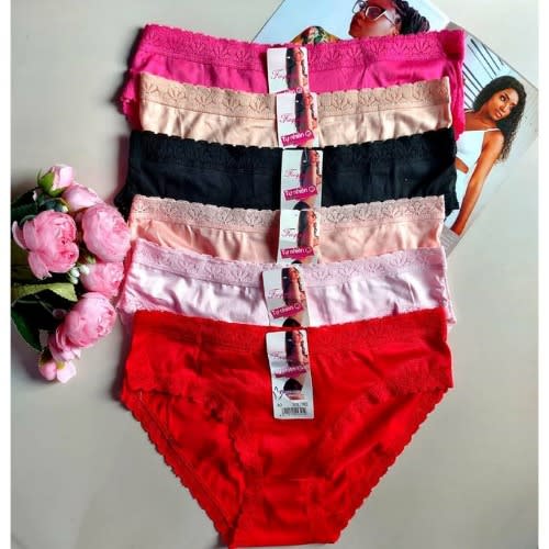 Set Of 6 Panties - Multicolor