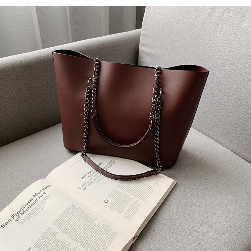 Ladies Shoulder Hand Bag - Wine