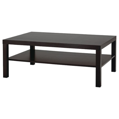 Lack Coffee Table - 118 X 78cm - Black & Brown