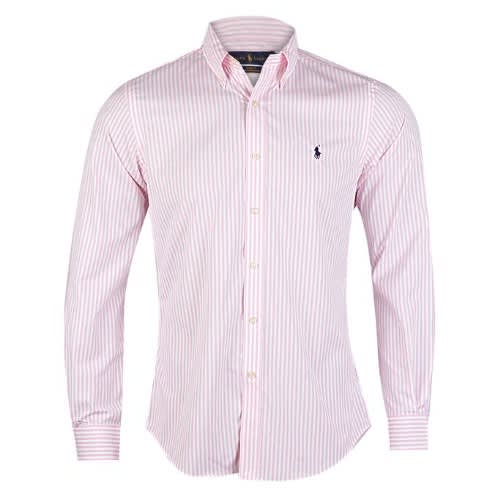 Men's Stripe Performance Slim-fit Shirt