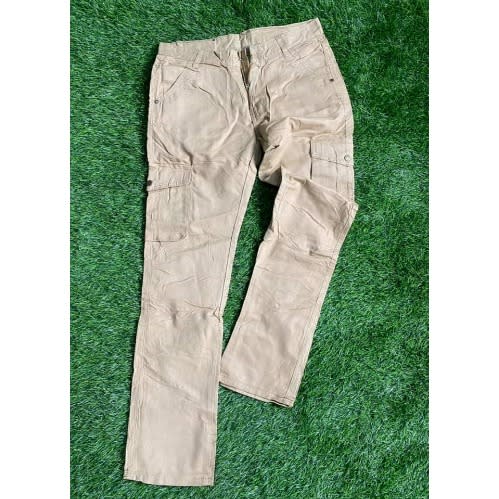 Men's Beige Combat Chinos Trouser