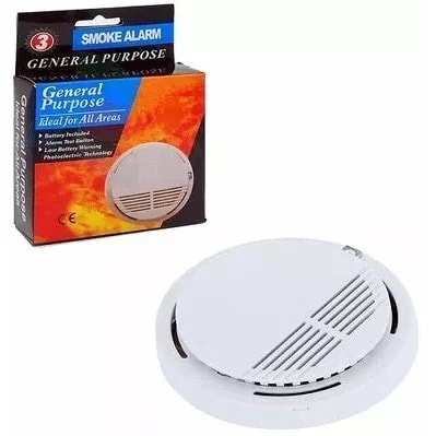 Smoke And Gas Detector + Free 9v Battery