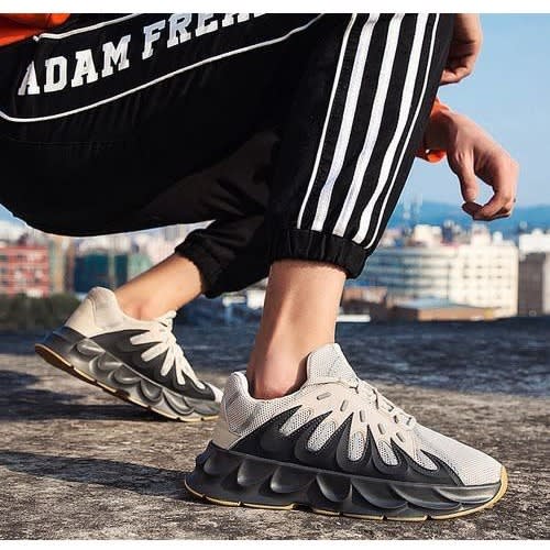 Men's Sneakers - Black & White
