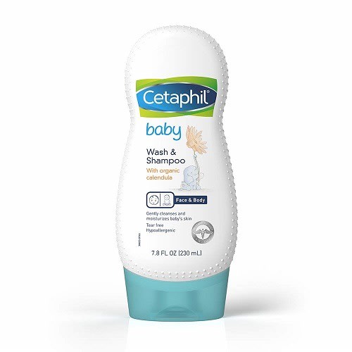 Baby Wash & Shampoo With Organic Calendula -  7.8 Fl Oz