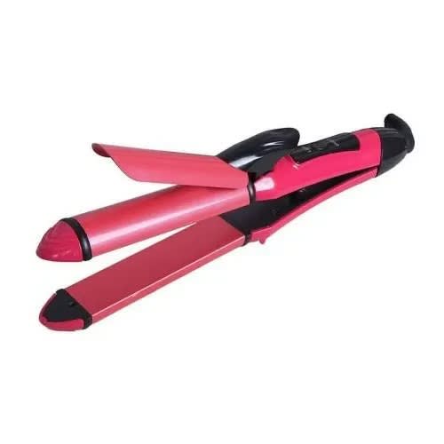 2-in-1 Hair Curler & Straightener