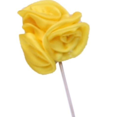 Lapel Pin Boutoneire- Yellow