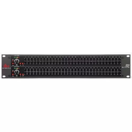 231 Dual 31 Band Graphic Equalizer - Black