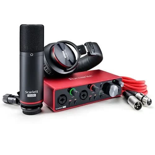 2i2 Studio Scarlett - 3rd Gen - Usb Audio Interface And Recording Bundle With Pro
