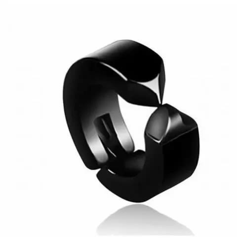 Men's Non Piercing Earrings - Clip On - Black