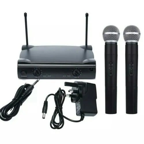 Wireless Microphone System With Long Distance Range - Uhf 555