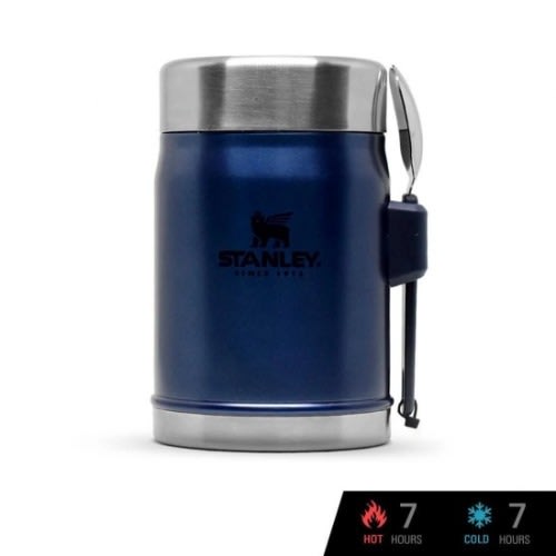 14oz Food Jar With Spork - Midnight Blue